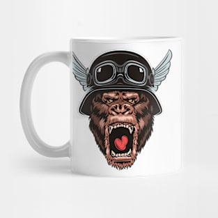 Gorilla Biker Mug